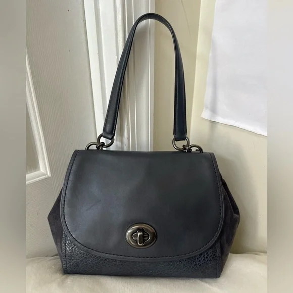 Coach Leather and Suede Bag EUC - Picture 14 of 15